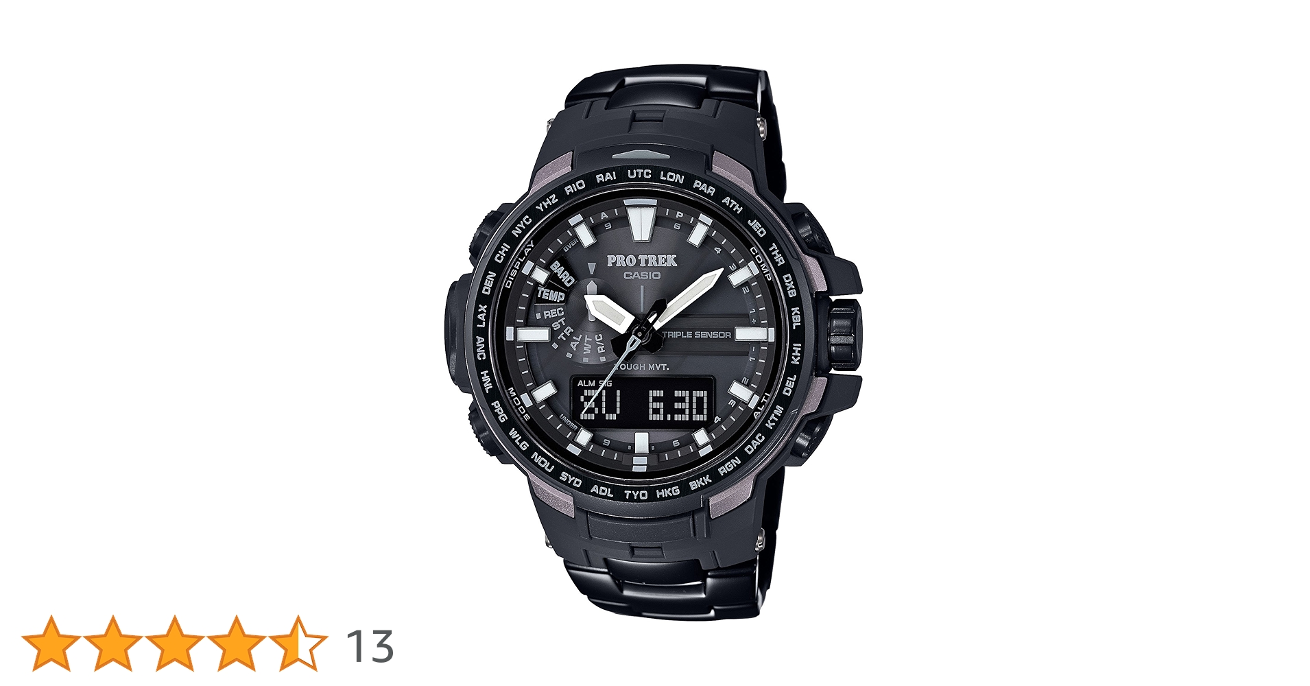 CASIO PROTREK カシオ プロトレック PRW-6100Y-1JF 黒 Amazon.co.jp: [カシオ]CASIO 腕時計 プロトレック 電波ソーラー