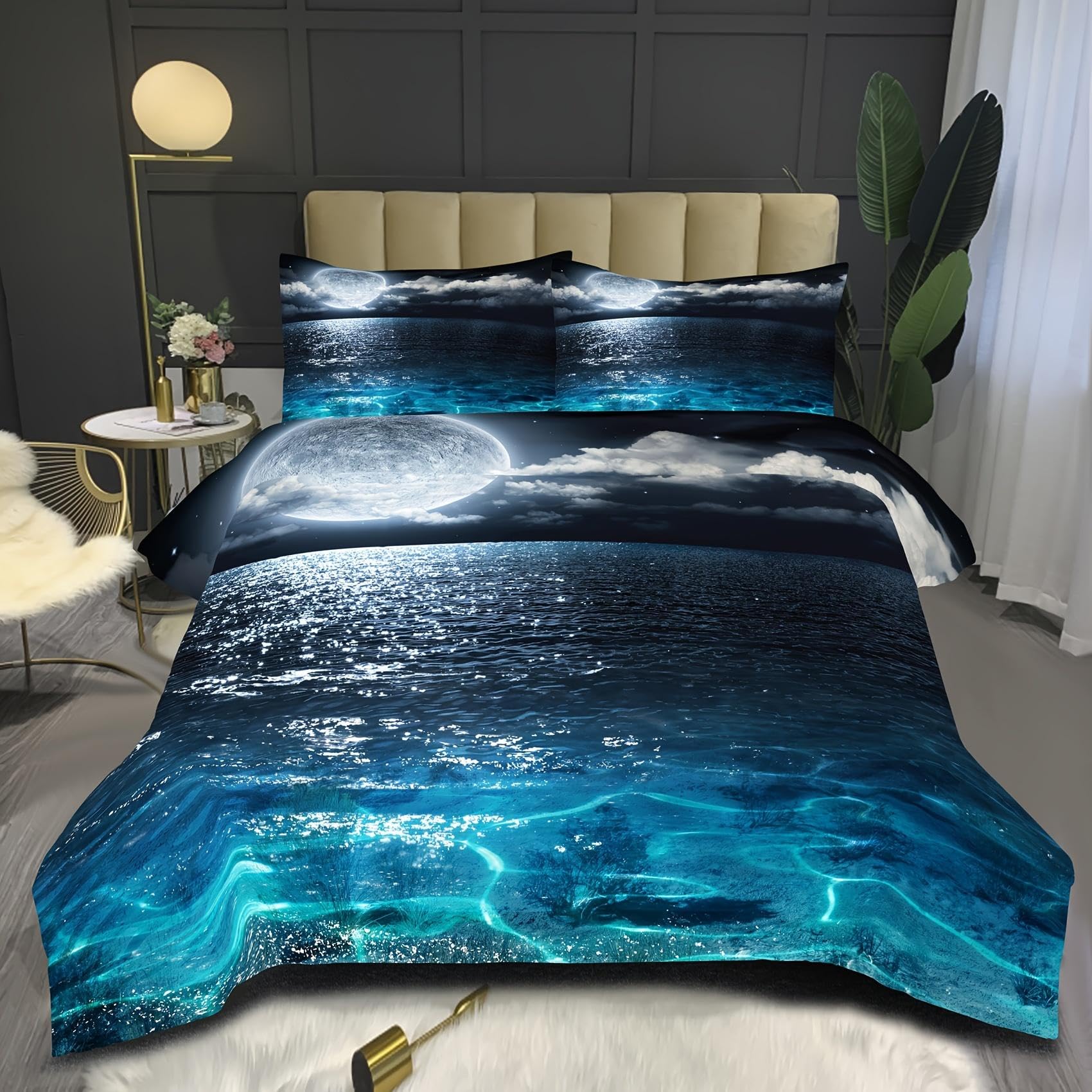 Housse de couette 3D paysage pour transformer l'atmosphère de la chambre d'amis