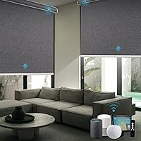 Vista 12 de SmartWings Persianas motorizadas con control remoto para ventanas, persianas enrollables 100% opacas automáticas, eléctricas inteligentes