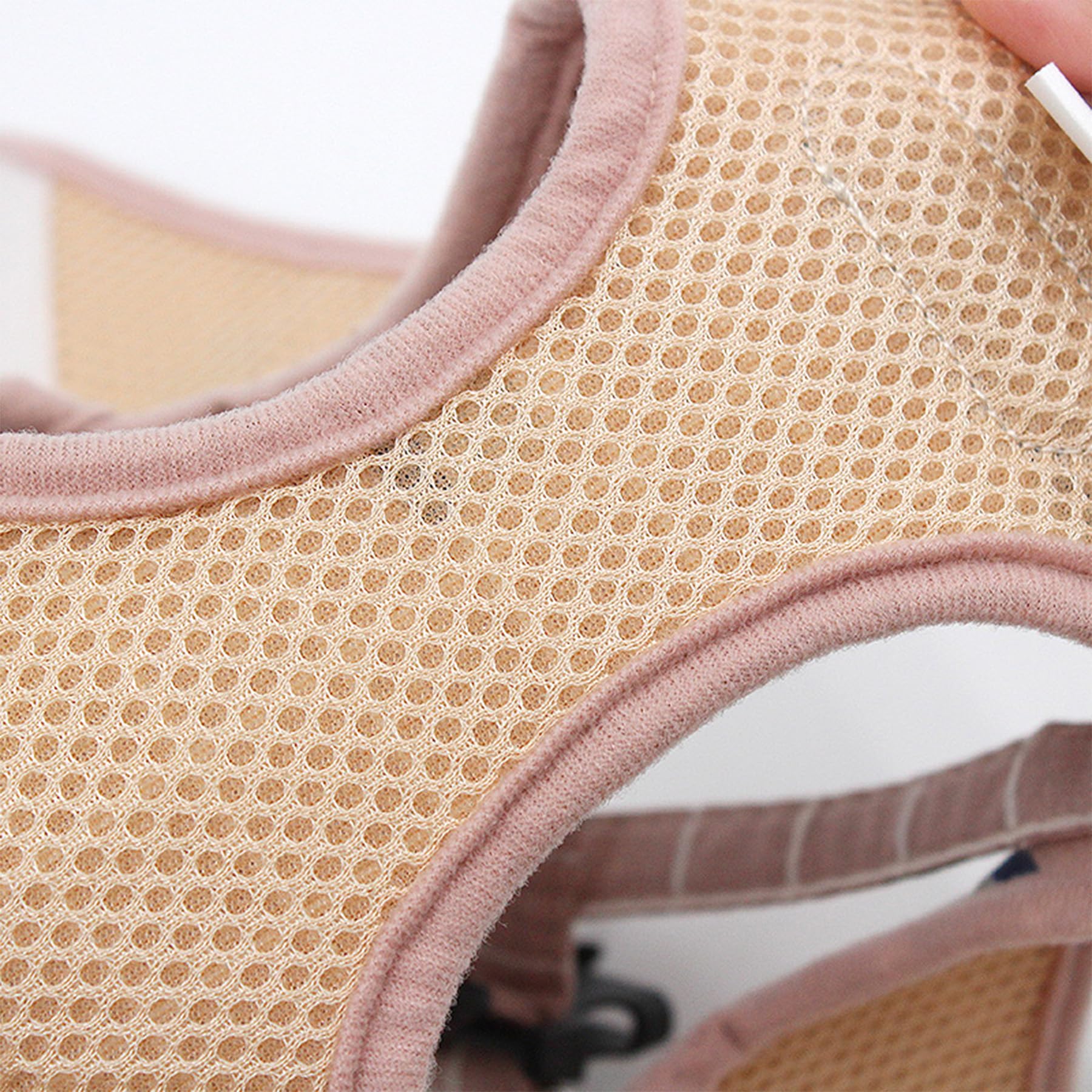 MAIGO Pink/Grey Tartan Adjustable Vest-style Reflective Pet Harness, Cat Harness, Cat Harness And Lead Set - Image 4