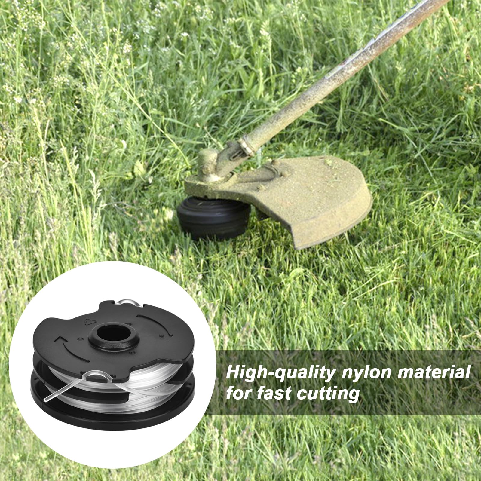 Bobine Ricambio Per Decespugliatore Parkside - 8 Bobine + 2 Coperchi - Foto 2