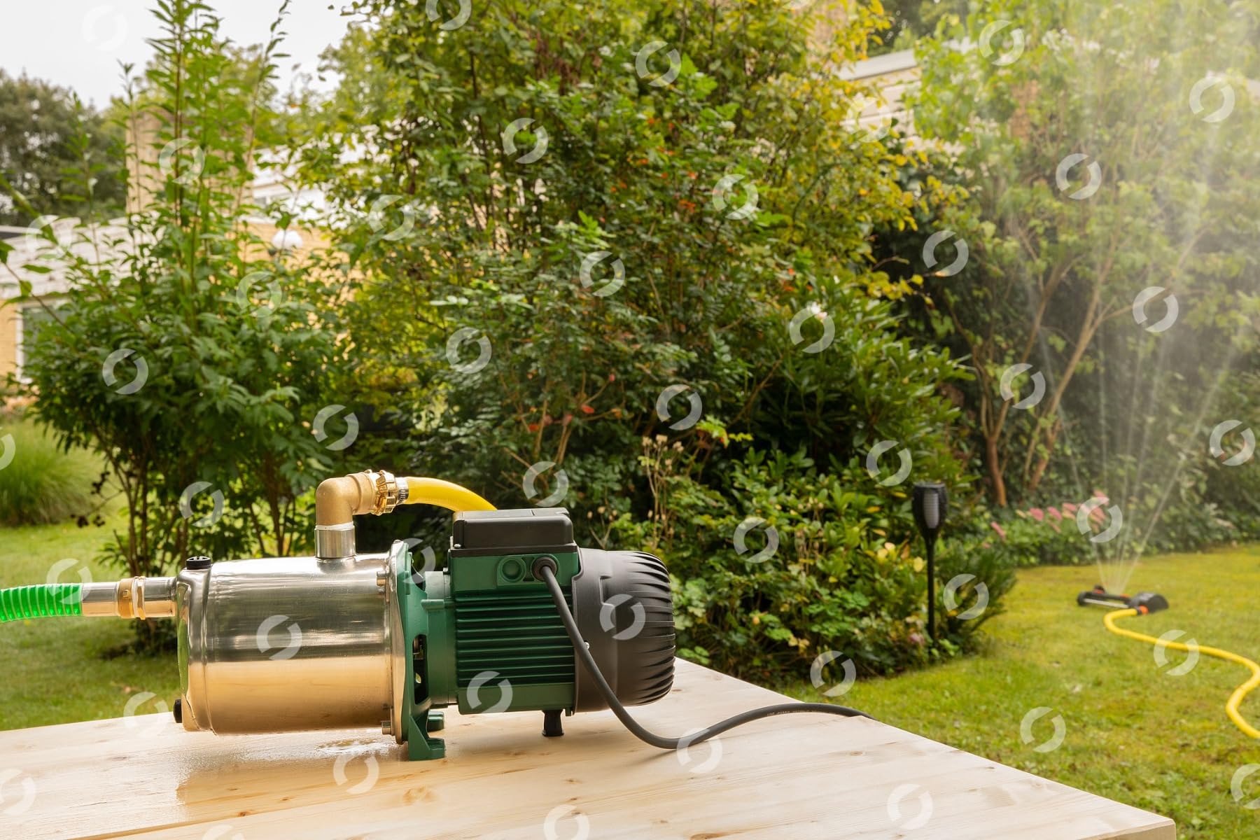 Pompa per irrigazione DAB EuroInox 40/50 M + tubo di aspirazione