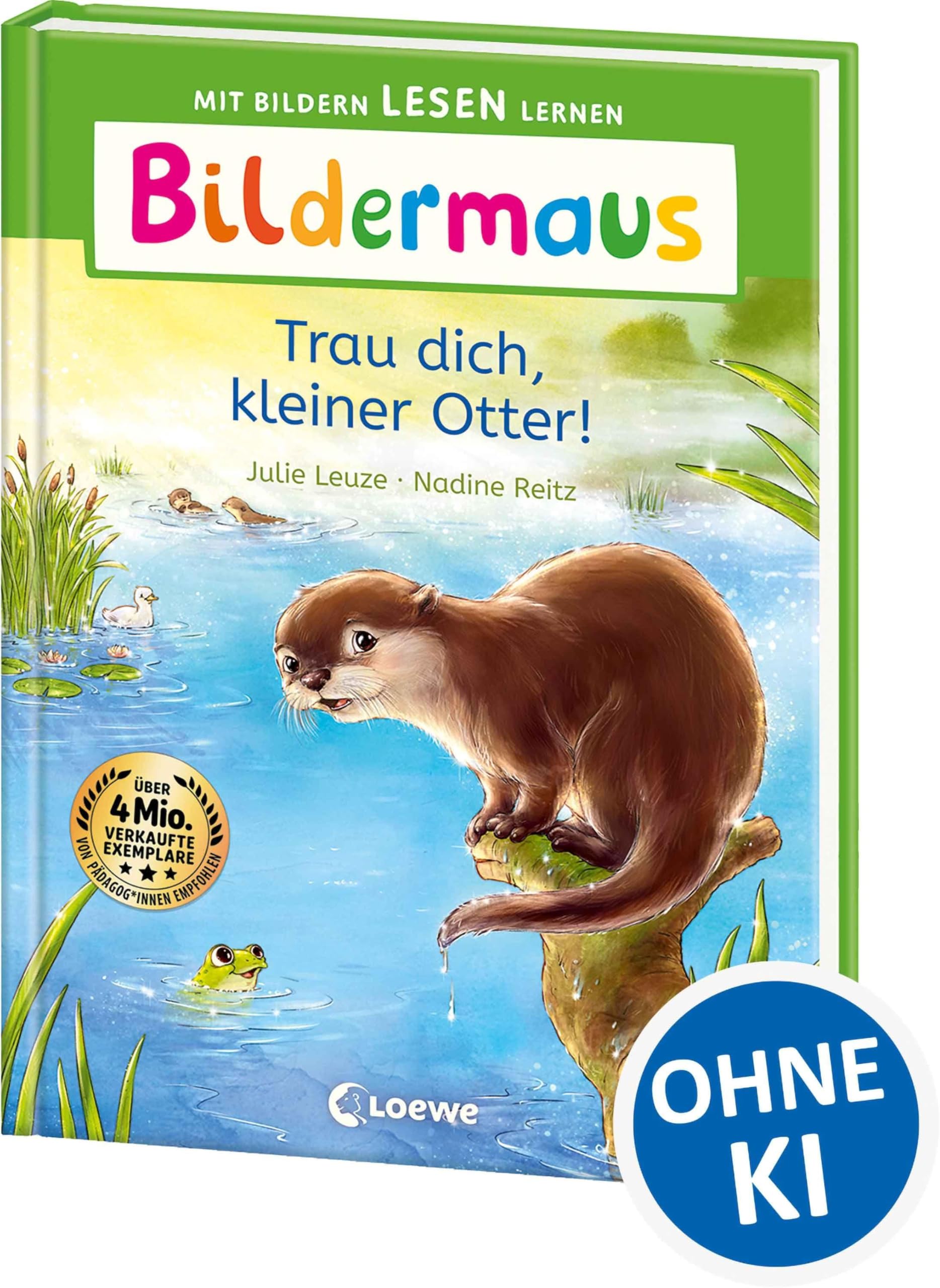 Bildermaus - Trau dich, kleiner Otter!: Mit Bildern lesen lernen - Ideal für die Vorschule und Leseanfänger ab 5 Jahren - Mit Leselernschrift ABeZeh