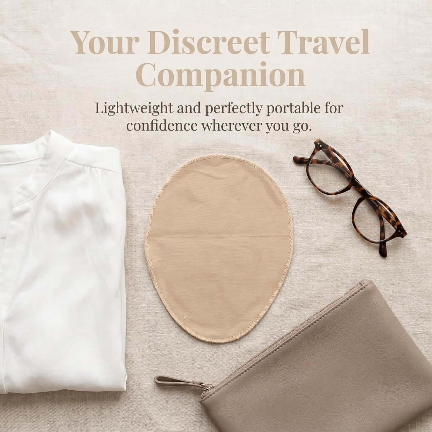 Breast Prosthesis Cover Bra Insert Sleeve Lightweight Cotton Protective Pad for Breast Forms Skin-Friendly Breathable Bra Accessories