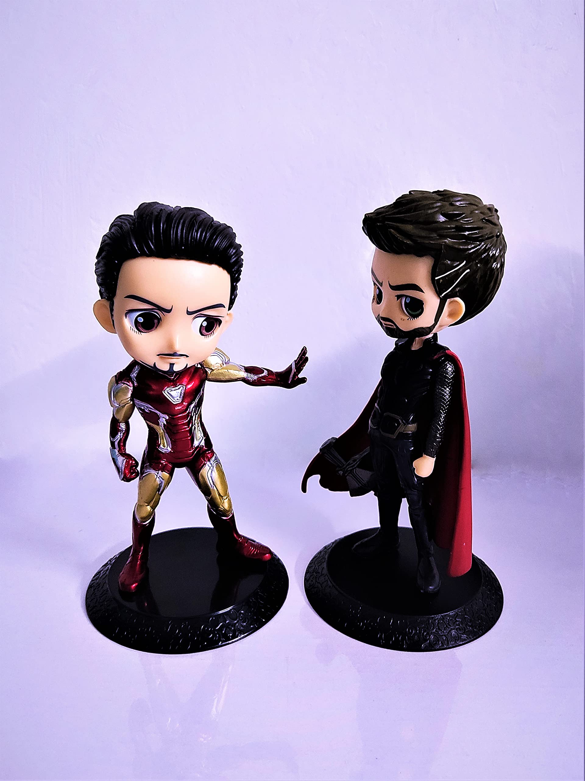 Thrifx Premium Friendship Edition Iron-Man and Thor Last Battle Masterclass Combo 17 cm Merchandise Figure Best for Gifts/Decoration/Collection (Pack of 2, Multicolor)