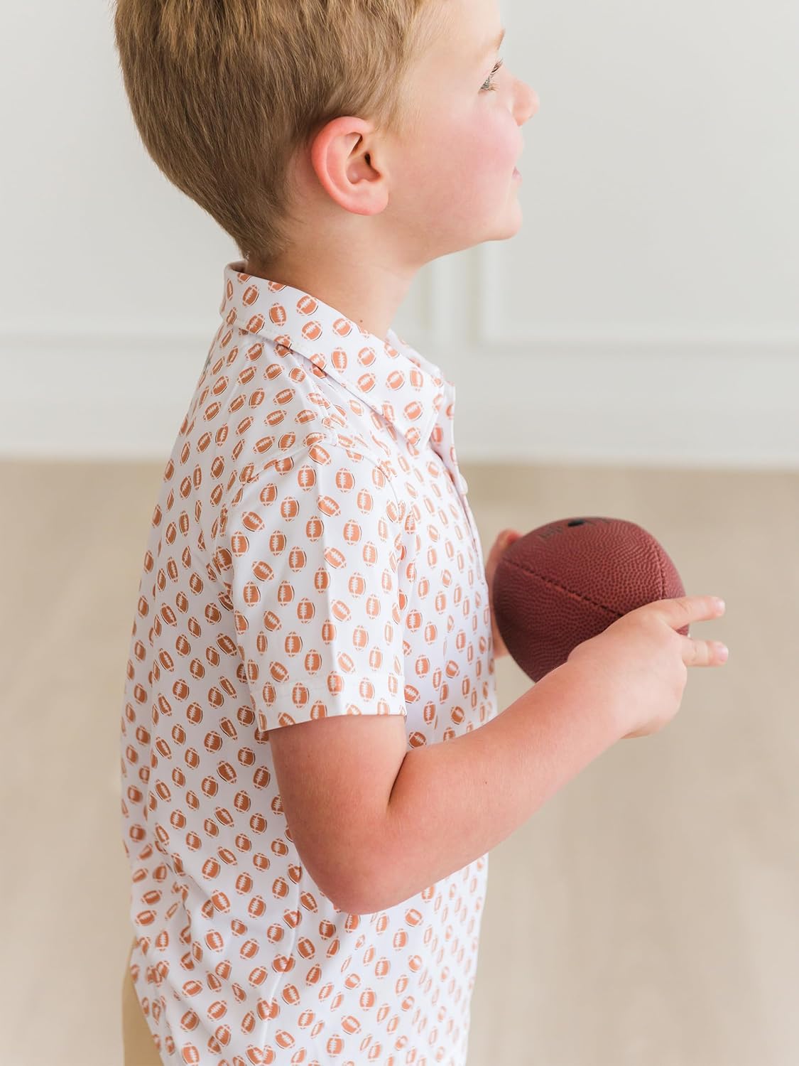 RUGGEDBUTTS Baby/Toddler Boys Knit Collared Short Sleeve Active Performance Polo