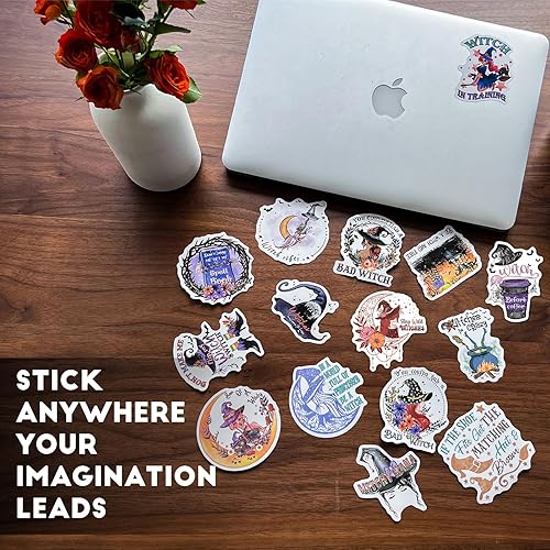 Miniatura 10 de 100 PCS Black Cat Stickers, 3.15" Cat Stickers Pack, Aesthetic Vinyl Waterproof Stickers for Water Bottles Laptop Phone Case Luggage Car, Black Cat