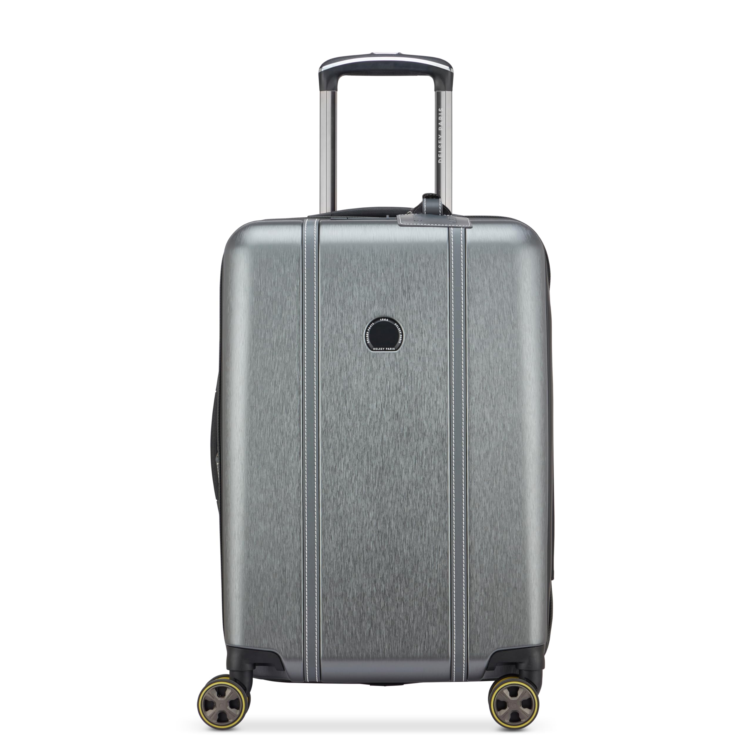 Cadence Hardside Expandable Luggage with Spinner Wheels, Silver, Carry On 20 Inch