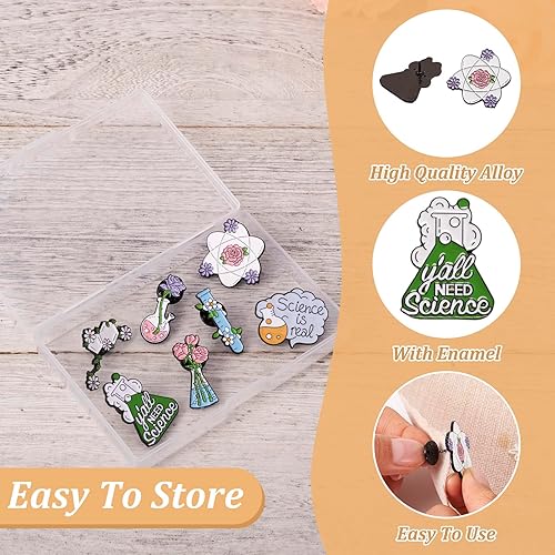 Miniatura 16 de Pandahall - Broches esmaltados de aleación con varios temas, broche de solapa, juego de pines esmaltados