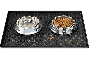 Premium Dog Food Mat - Keep Your Floors Clean and Dry