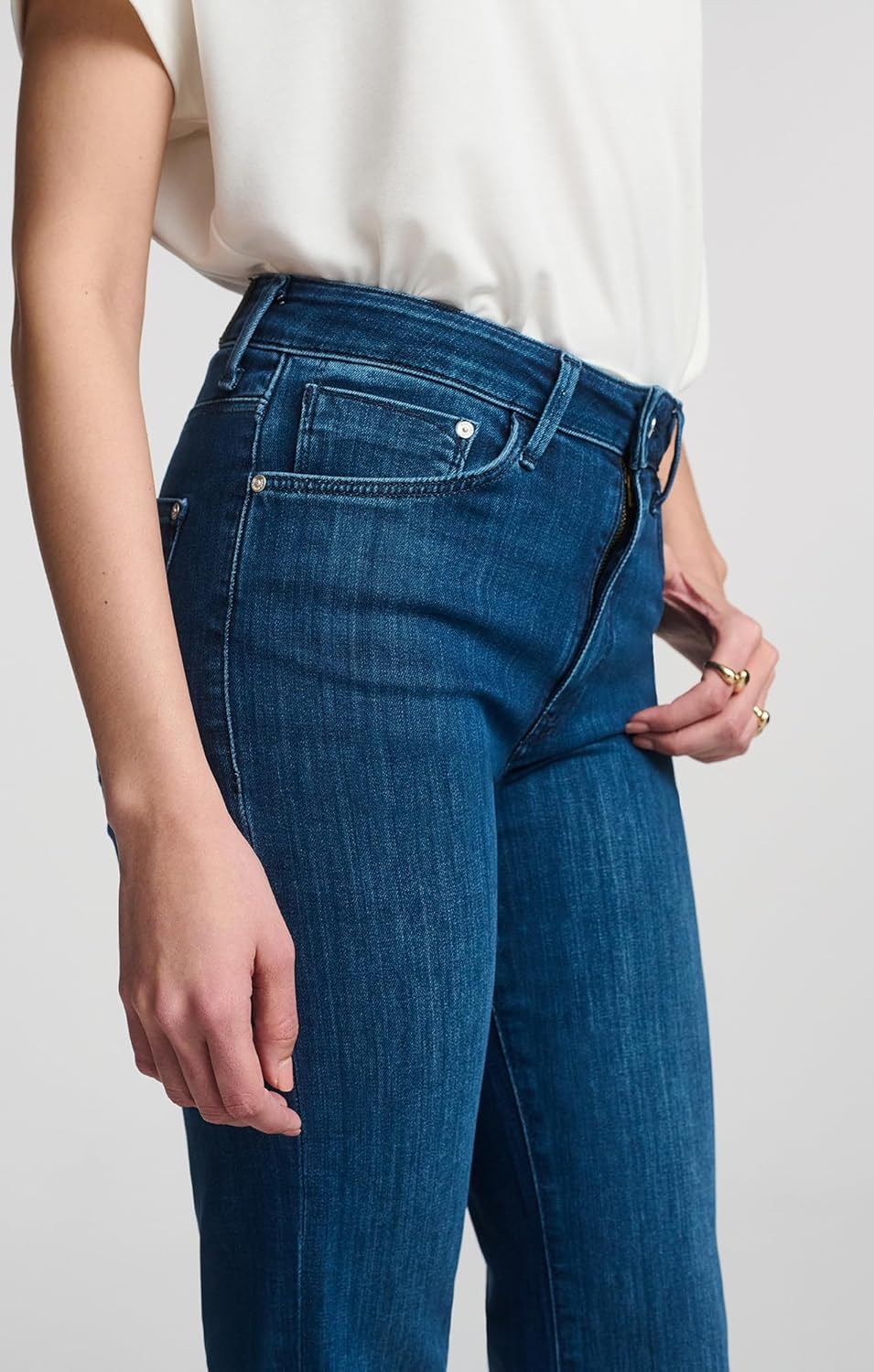 Mavi Women's Viola High Rise Straight Leg Jeans