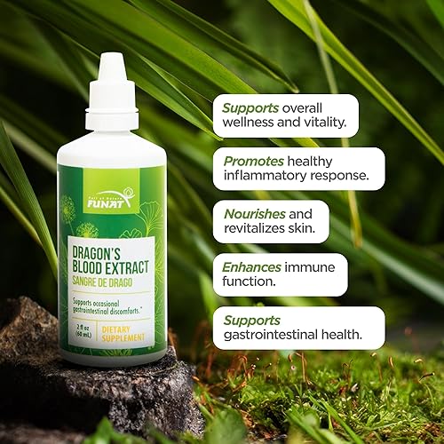 Miniatura 2 de FUNAT Gotas de Extracto de Sangre de Dragón - Suplemento Digestivo Natural para Apoyo Gastrointestinal - 2.0 fl oz | Sangre de Dragón Gotas