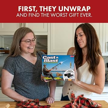 Prank-O Prank Gift Box - Cast & Blast, Gag Gift Empty Box, Practical Joke for Christmas