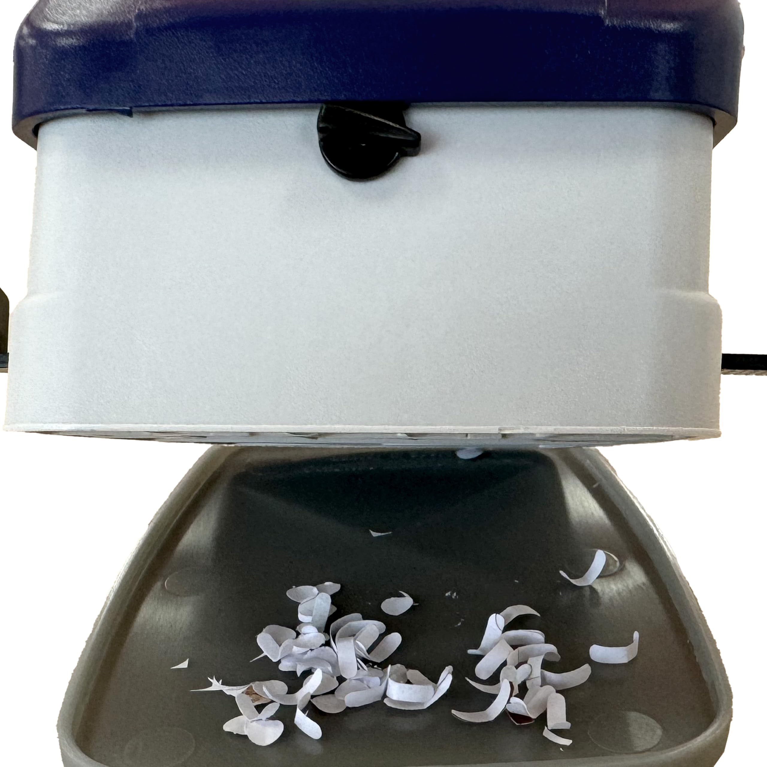 Perforadora de papel DP-03. Con diferentes troqueles. Circular de diámetro 6,35 mm, ojal de 3 x 14 mm y cantoneador de diámetro 3,50 mm. Taladradora de papel, máximo 20 hojas.