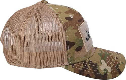 Miniatura 5 de Jeep Text Logo Camo Pattern Hook and Loop Tactical Snapback Hat
