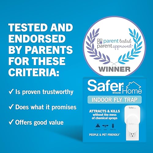 Miniatura 8 de Safer Brand Home SH502-2SR 2 Trampas para moscas enchufables para interiores, para moscas, moscas de la fruta, polillas, mosquitos y otros insectos