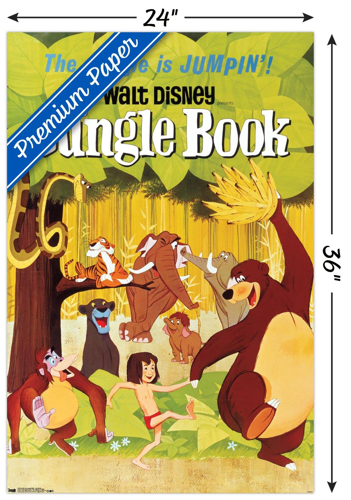 24X36 Disney The Jungle Book - One Sheet Wall Poster : Amazon.ca