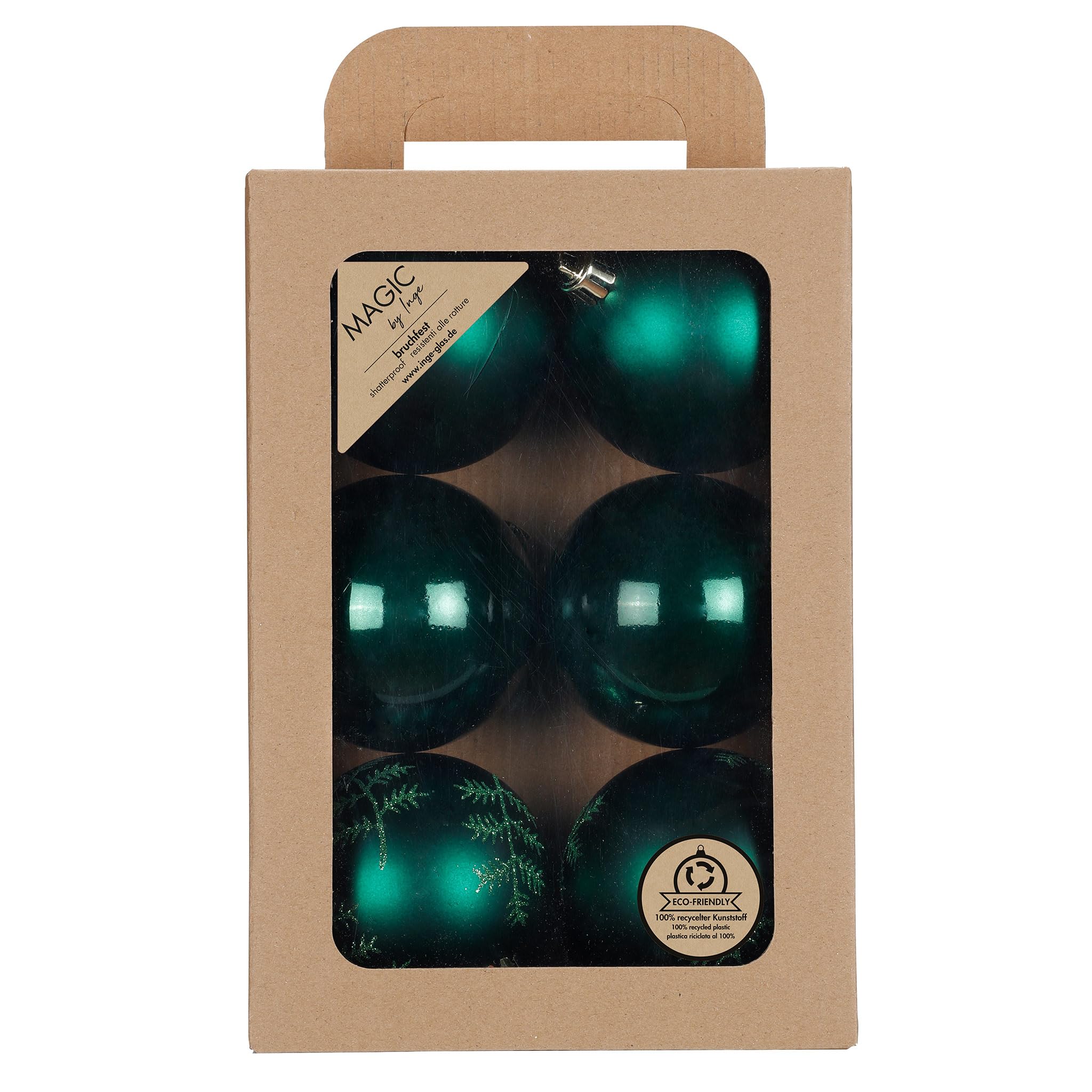 Boules de Noël incassables fini les bris de verre avec ce lot de 12 pièces vert noble