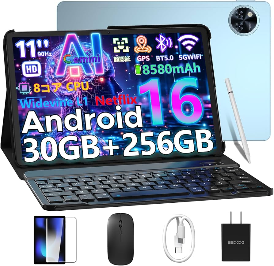 【美品】Android16 タブレット 11インチDOOGEE U11 セット版 Amazon.co.jp: 【Android16 セット版 世界初登場】DOOGEE U11PRO