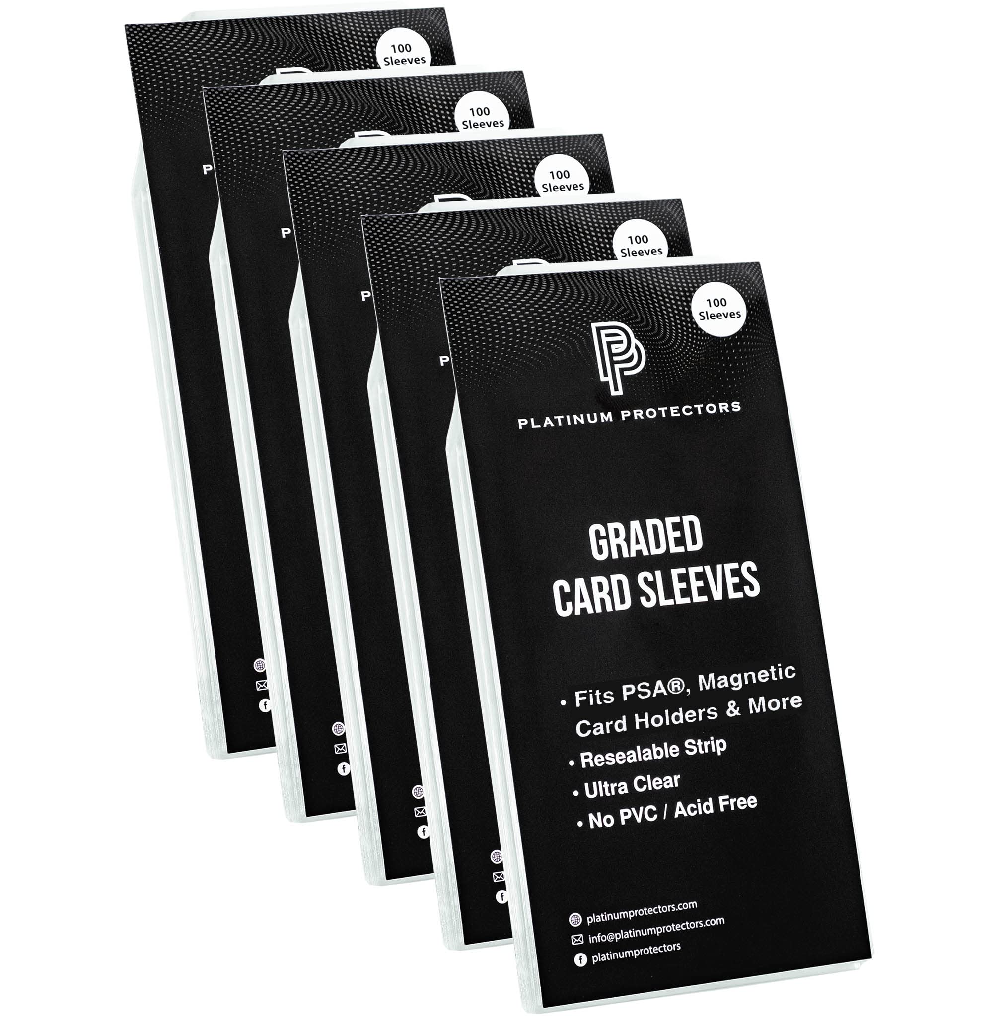 where to buy tag graded cards Platinum Protectors Resealable Card Sleeves for PSA, CGC and Slabs (500 Pack) : Toys & Games Secure fit to provide Most beautiful cards. : Color:50 sheets Refill A5 Binder Pre Order