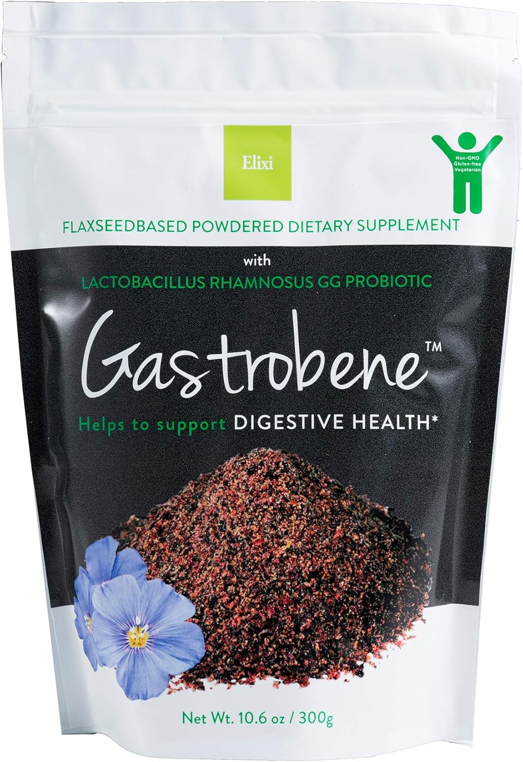 Elixi Gastrobene Flaxseed Meal Probiotic Digestive Fiber