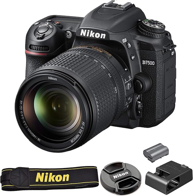 Nikon D7500 Cámara DSLR con Lentes y Accesorios miniatura 2