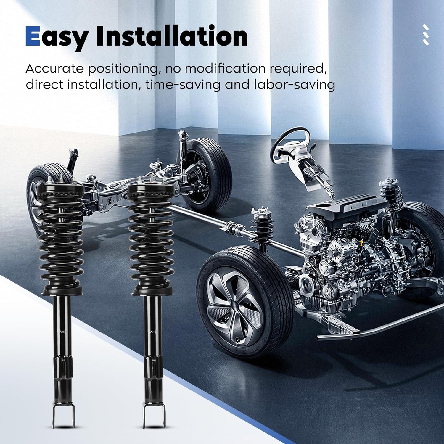 Front Struts Assembly Fit for Chrysler 300 RWD 2.7L 3.5L 2005-2010, 2006-2010 for Dodge Charger RWD 2.7L 3.5L, 2005-2008 for Magnum RWD 2.7L 3.5L, w/o performance suspensio, Replace for 172248, 2Pcs