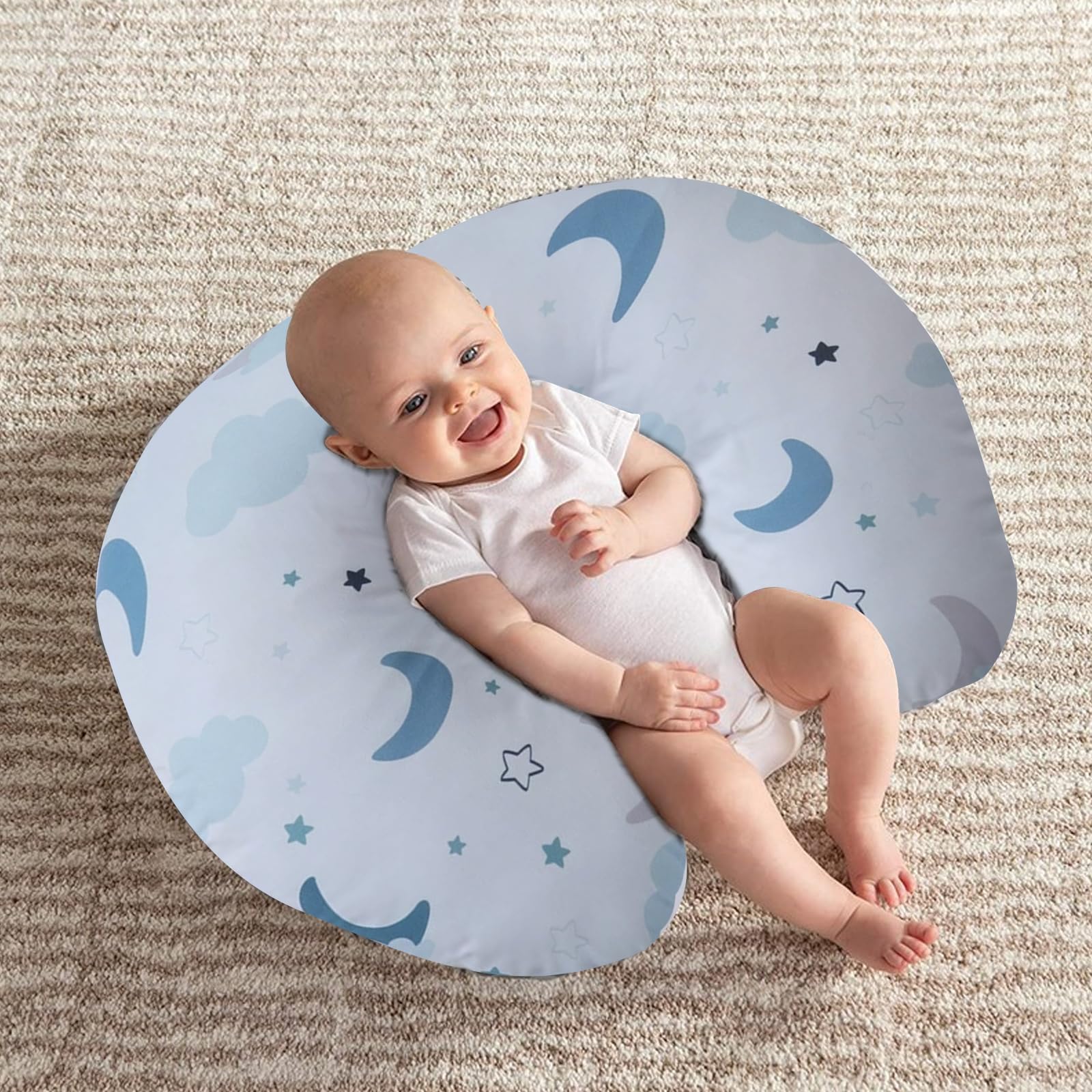 Petit coussin d'allaitement, coussin d'allaitement, lune d'allaitement, petit coussin d'allaitement pour bébé, coussin d'allaitement, coussin d'allaitement, coussin de positionnement pour bébé