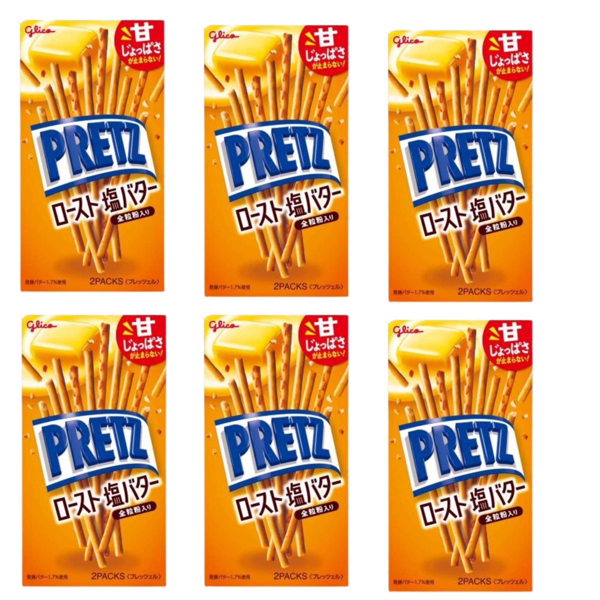 Pretz Roasted Salted Butter (Pack of 6)