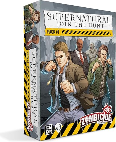 Zombicide - Paquete de personajes sobrenaturales #1 - Sam, Dean, Alpha Vampire, Wendigo - Da rienda suelta a la acción infernal! Juego de mesa de