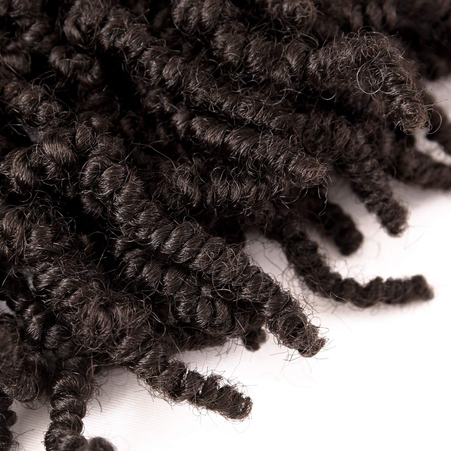 Top Rated 3 Packs Short Curly Spring Pre-twisted Braids Synthetic Crochet Hair Extensions 10 inch 15 strands/pack Ombre Crochet Twist Braids Fiber Fluffy Curly Twist Braiding Hair Bulk (10“ (pack of 3), 4#)