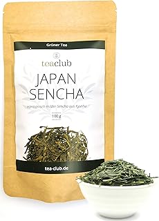 Japan Sencha Grüner Tee Lose Blätter 100g, Japanischer Grüntee aus einem Familienbetrieb, Teesorte Oku Midori - TeaClub Gr...
