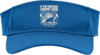 Birthday Cruise 2026 Group Vacation Gift Women Family Sport Sun Visor