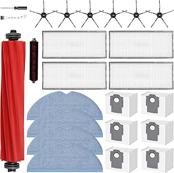 24 Pack Replacement Parts for Roborock S7 MaxV Ultra/S7 Pro Ultra Vacuum