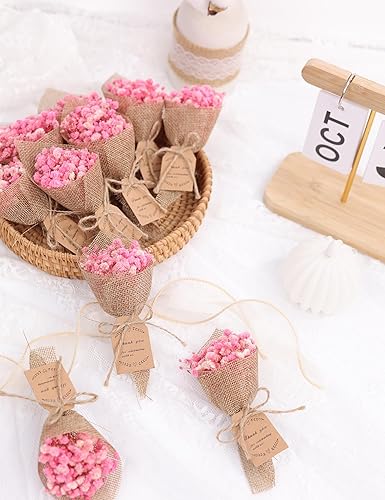 Miniatura 9 de 20-Piece set Mini Magnet Dried Flowers Bouquet for Rustic Wedding Favors,baby Shower Party Favors for Guests,Bridal Shower Party Gifts,Baptism