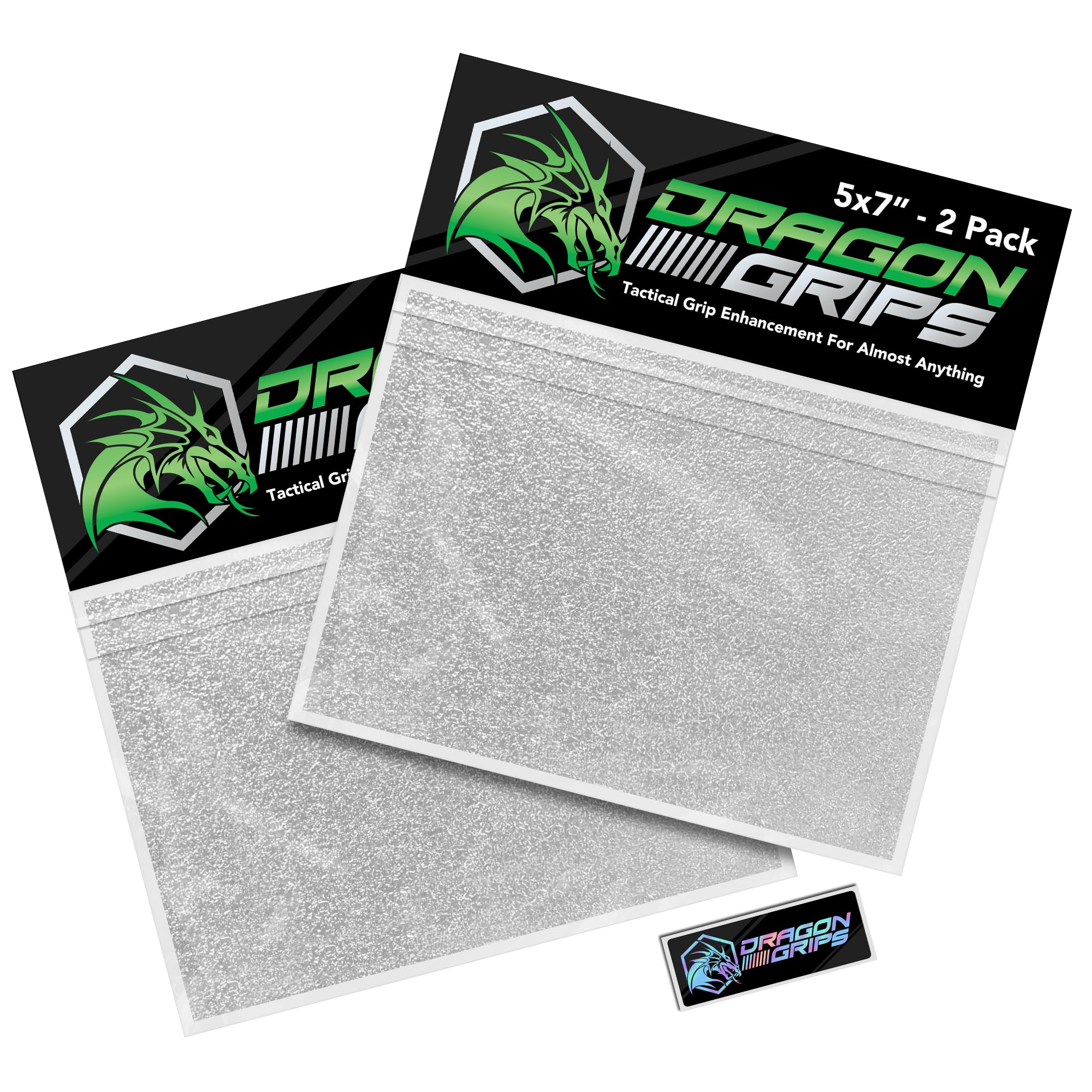 Dragon Grips Transparentes Griffband, Aufkleber für iPhone, Tablet, Computer, strukturiertes Silikon, Gummi, Traktionsklebstoff, ideal für Gaming-Maus-Controller und RC-Fahrzeugsteuerungen,