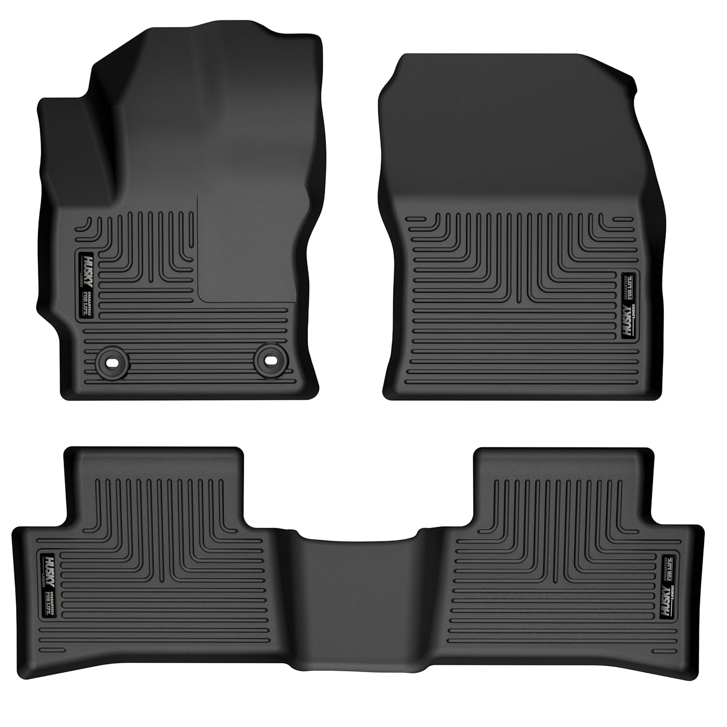 Husky Liners Weatherbeater Floor Mats Fits 2022-2026 Toyota Corolla Cross Front Wheel Drive Only Front 2nd Row 3-pc