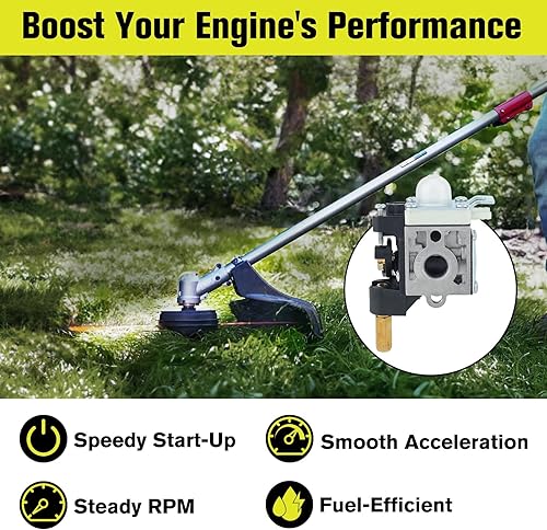 Miniatura 7 de SRM-266 Carburador con filtros Kit de mantenimiento para ECHO SRM-266S SRM-266T SRM-266U PAS-266 PPT-266 PPT-266H PE-266 PE-266S SHC-266 HCA-266