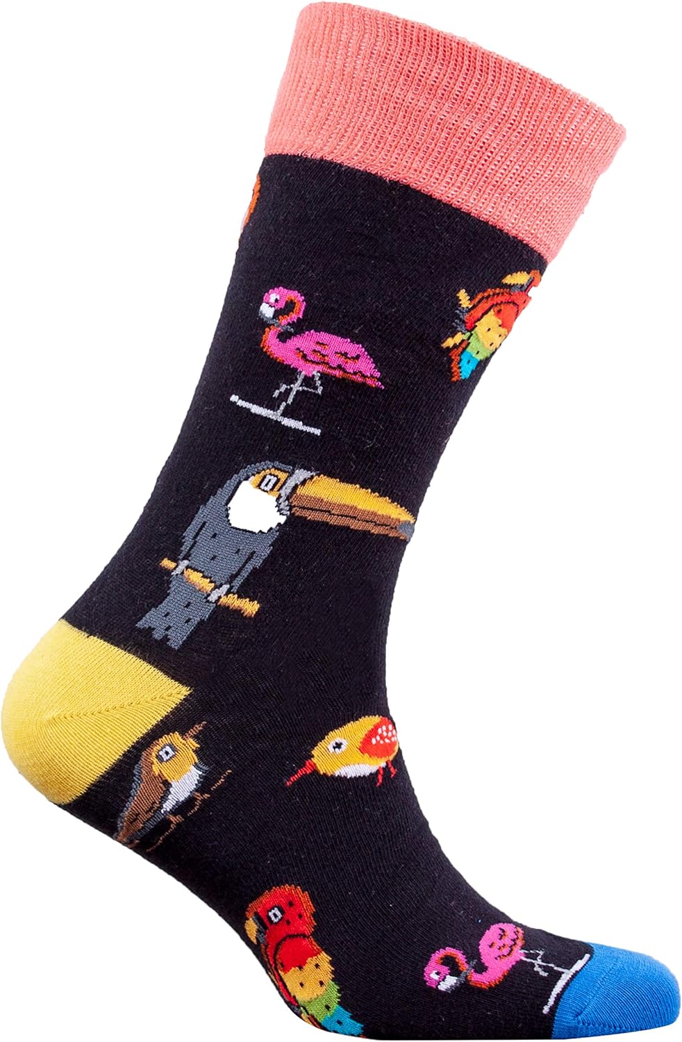 socks n socks-Mens 5pair Luxury Colorful Cotton Fun Novelty Dress Socks Gift Box - Image 5