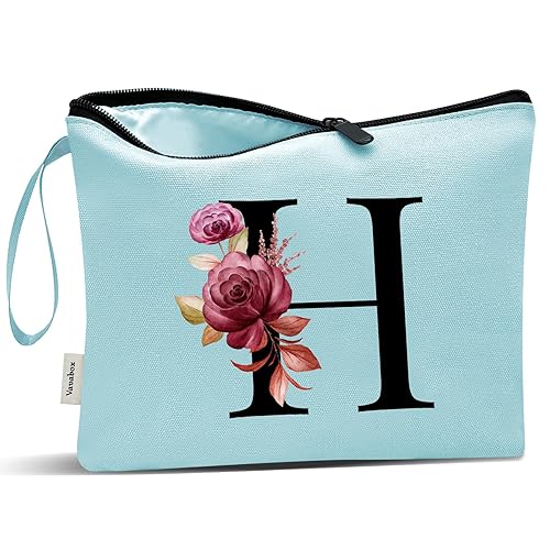 Vista 235 de Vavabox A-Z - Bolsa de maquillaje personalizada, regalos de cumpleaños para mujeres y madres, regalos para mejores amigas, bolsa de cosméticos