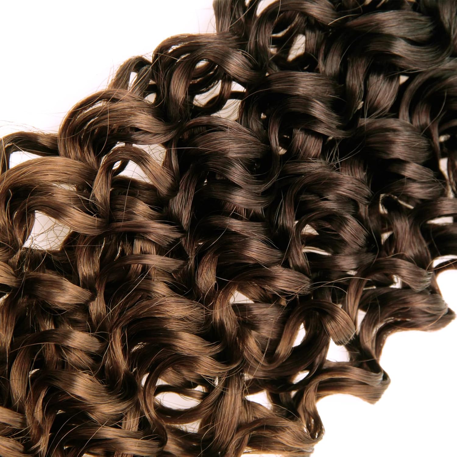 GoGo Curl Crochet hair 18inch Water Wave Crochet hair Ombre Synthetic Bohemian Crochet Braid Deep Wave Braiding hair Extensions (7Packs,1B/4/30)