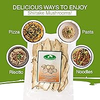 Vista 6 de Mushroom House (MUSI1) Rebanadas secas de hongos shiitake, 1 onza