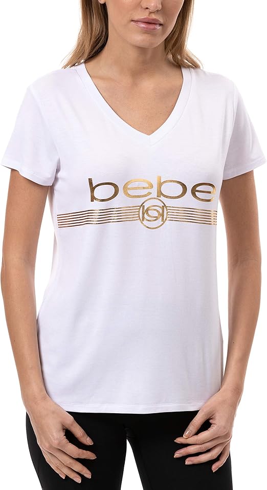 bebe women's t shirts