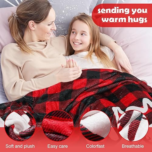 Miniatura 4 de Shinymoon Regalos para el día de San Valentín para esposa, manta con capucha, pantuflas románticas para esposa, regalos románticos para esposa del