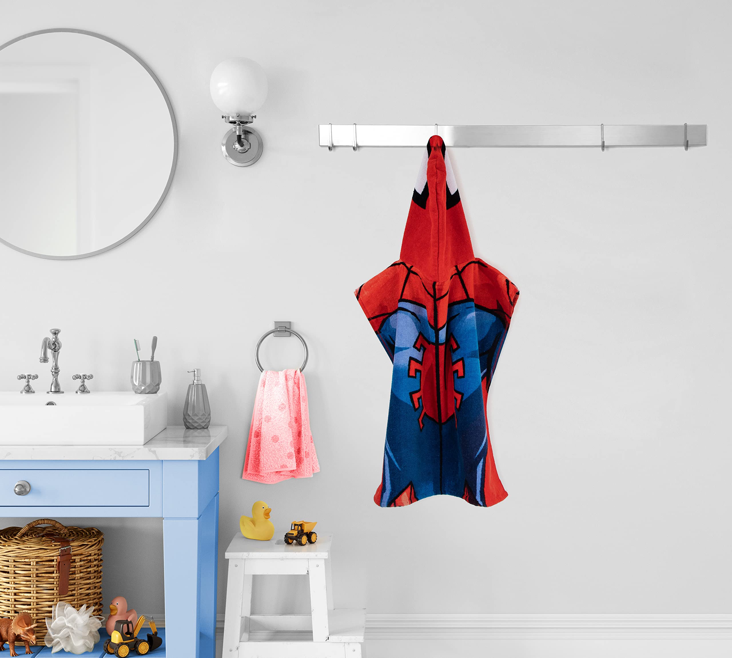 Jay Franco Asciugamano poncho in cotone con cappuccio per bambini