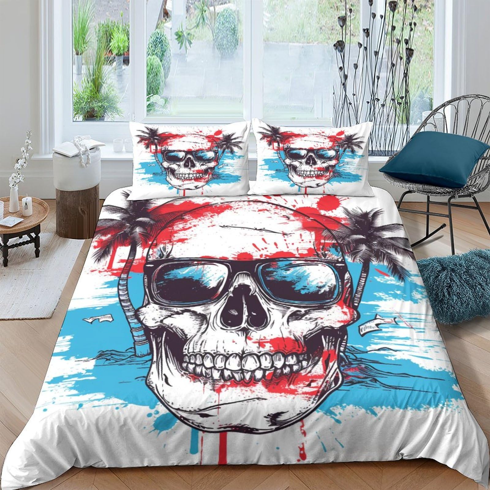 Housse de couette 200x200 originale pour des nuits rock et douillettes