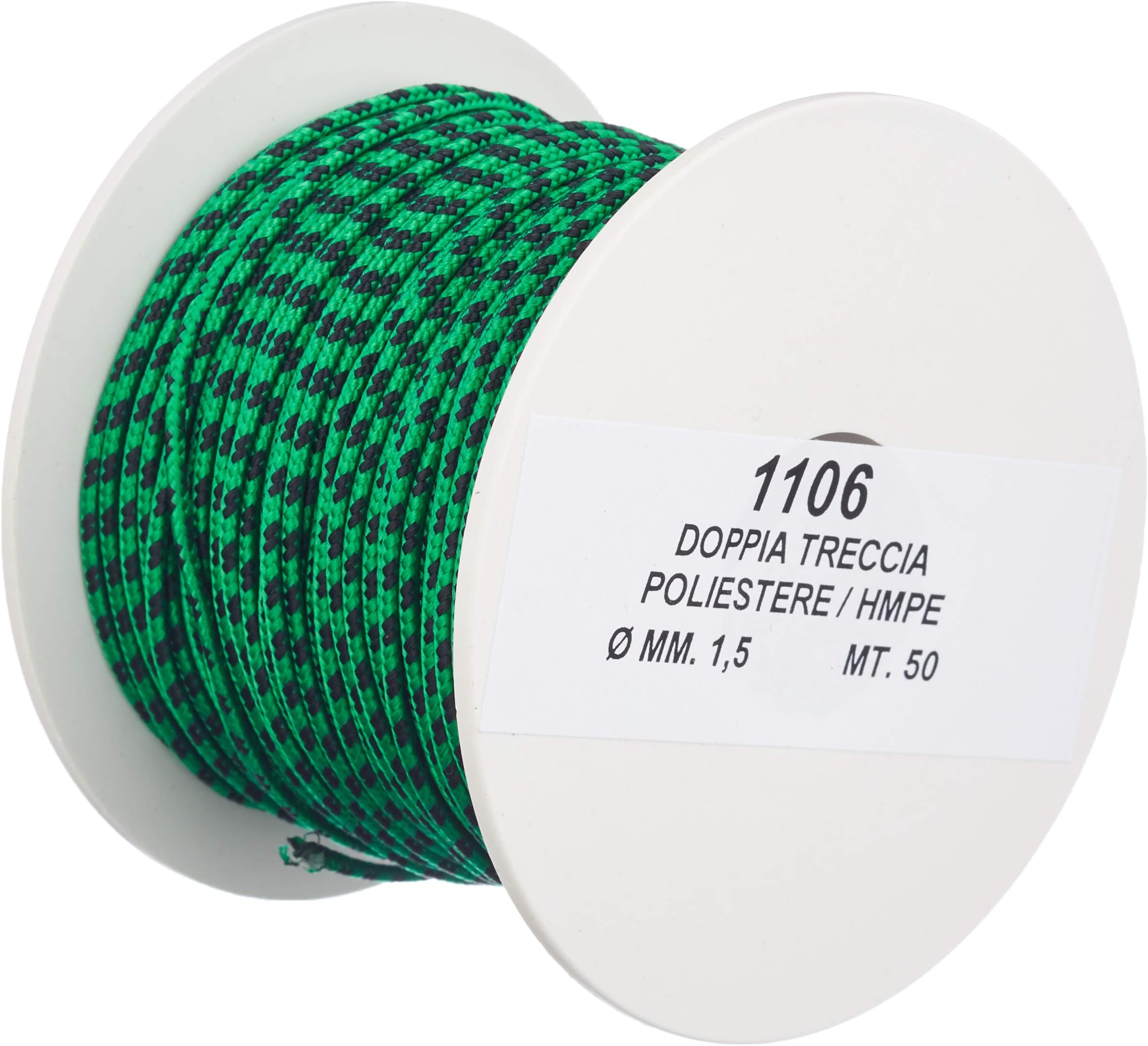 Best divers codline Dyneema SK75, ø1.5 mm, Spool, 50 M, Green
