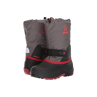 Kamik Kids Waterbug Wide (Toddler/Little Kid/Big Kid) Boys Shoes Charcoal 1