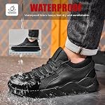 Ulogu Steel Toe Shoes for Men Women Waterproof Non Slip Safety Sneakers Comfortable Puncture Proof Indestructible Work Shoe
