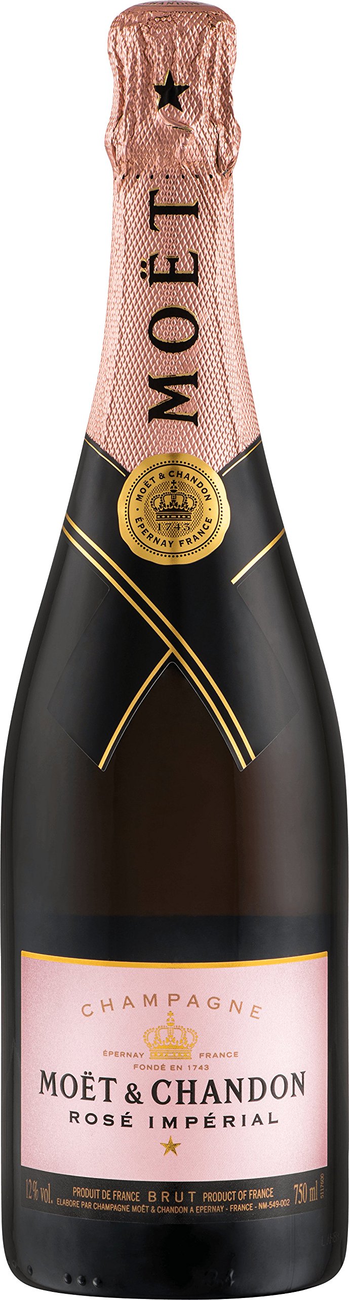Moet and Chandon Rose Imperial Champagne NV 75 cl : Amazon.co.uk